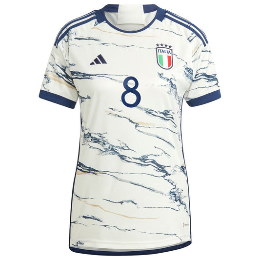 Jorginho Italy National Team Women's 2023 Away Replica Jersey for sale - White