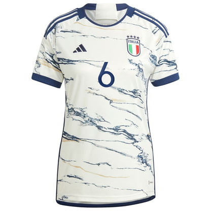 Marco Verratti Italy National Team Women's 2023 Away Replica Jersey for sale - White