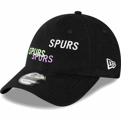 Tottenham Hotspur New Era Triple Wordmark 9FORTY Adjustable Hat Sale - Black