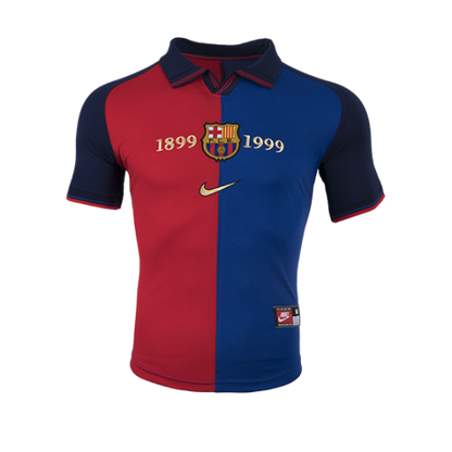 Retro Barcelona 100-Yeas Anniversary Home Jersey 1999/00