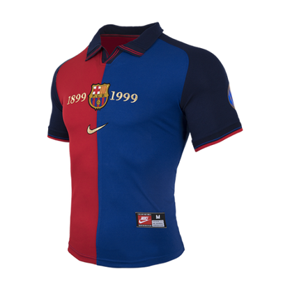 Retro Barcelona 100-Yeas Anniversary Home Jersey 1999/00