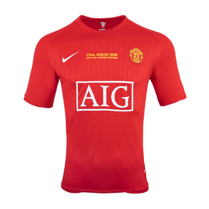 Retro Manchester United UCL Final Home Jersey 2007/08