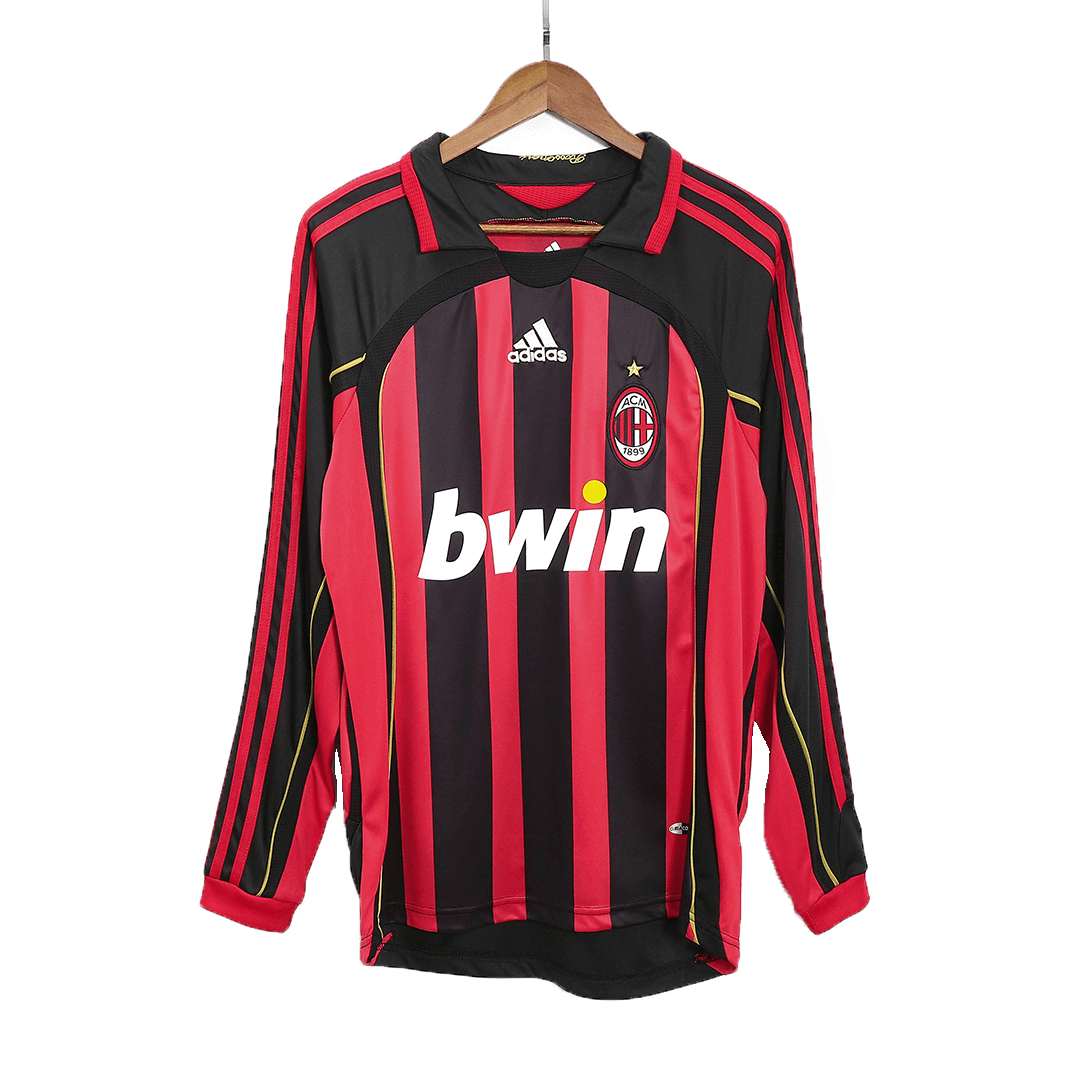 Retro AC Milan Home Long Sleeve Jersey 2006/07