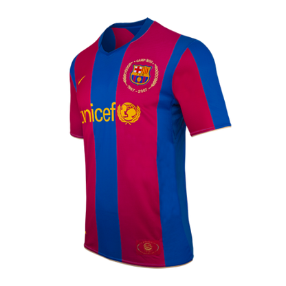 Retro Barcelona Home 50-Years Anniversary Jersey 2007/08