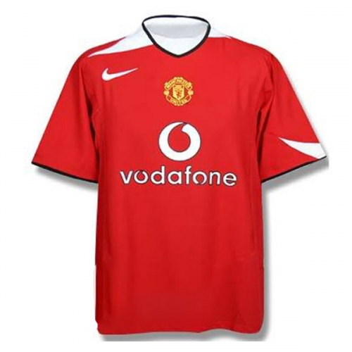 Rooney #8 Retro Manchester United Home Jersey 2004/06