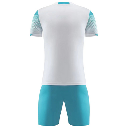 NK-907 Customize Team White Soccer Jersey Kit(Shirt+Short)