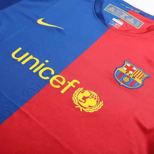 Retro Barcelona UCL Final Home Jersey 2008/09