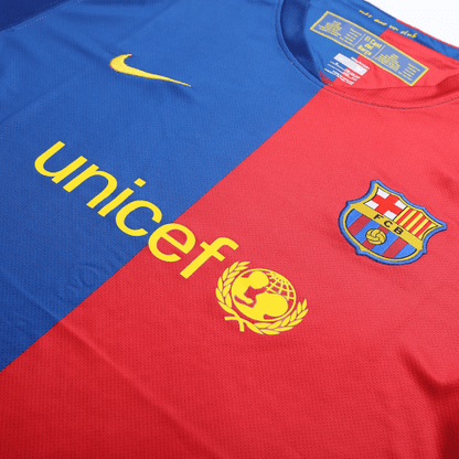 XAVI #6 Retro Barcelona UCL Final Home Jersey 2008/09