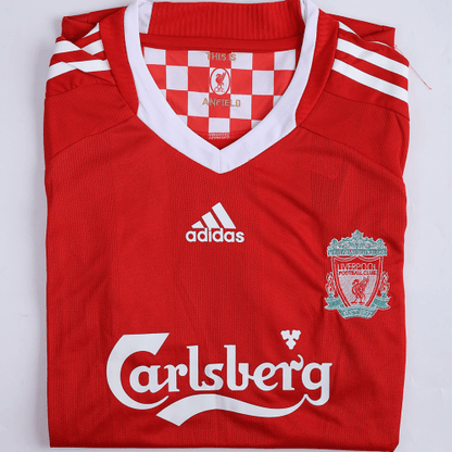 Gerrard #8 Retro Liverpool Home Jersey 2008/09