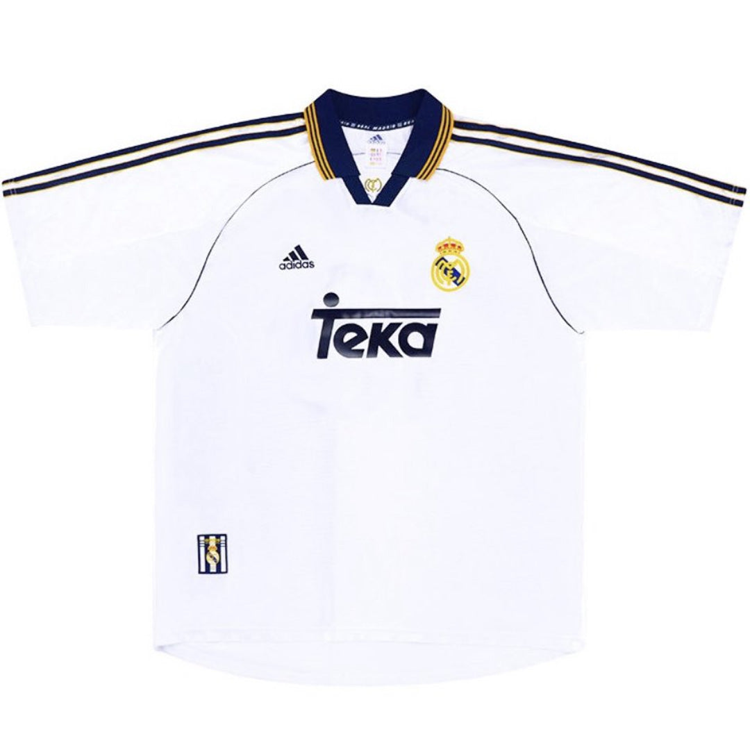 R.Carlos #3 Retro Real Madrid Home Jersey 1998/00