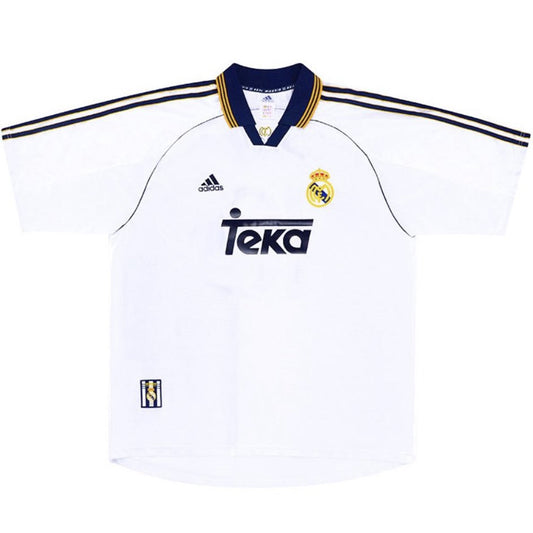 R.Carlos #3 Retro Real Madrid Home Jersey 1998/00