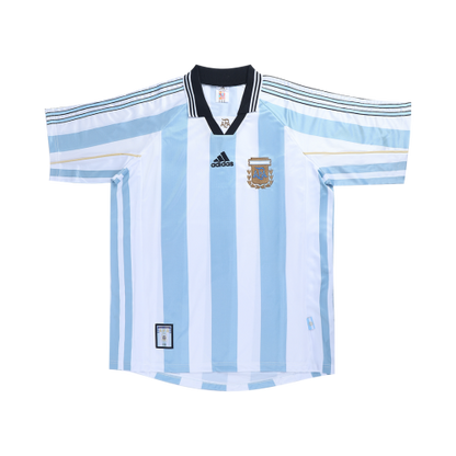 BATISTUTA #9 Retro Argentina Home Jersey World Cup 1998
