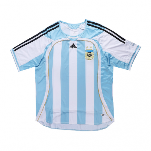 RIQUELME #10 Retro Argentina Home Jersey World Cup 2006