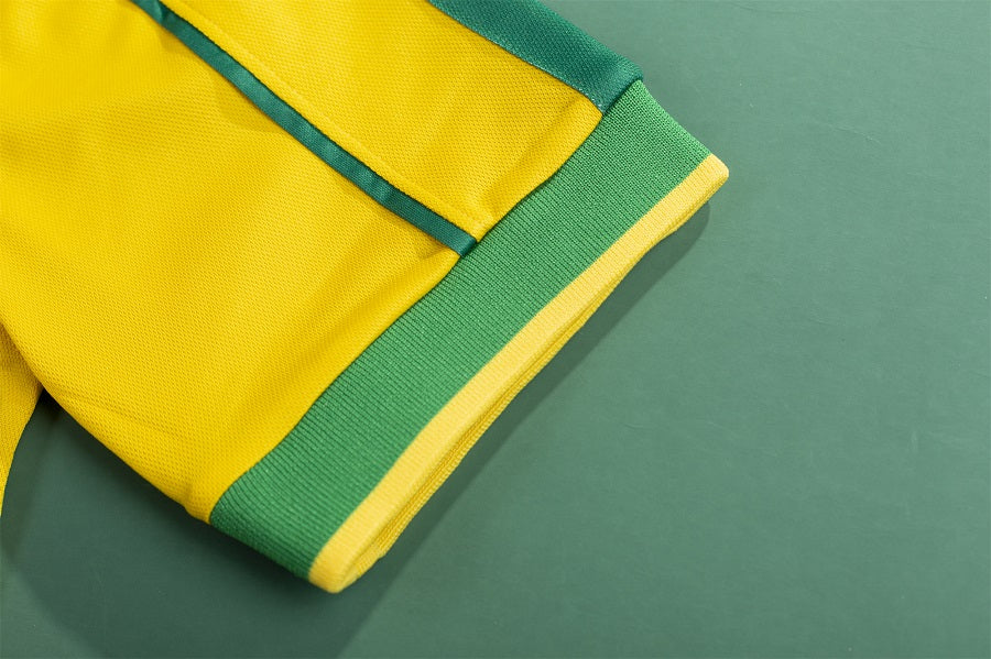 RIVALDO #10 Retro Brazil Home Jersey World Cup 1998
