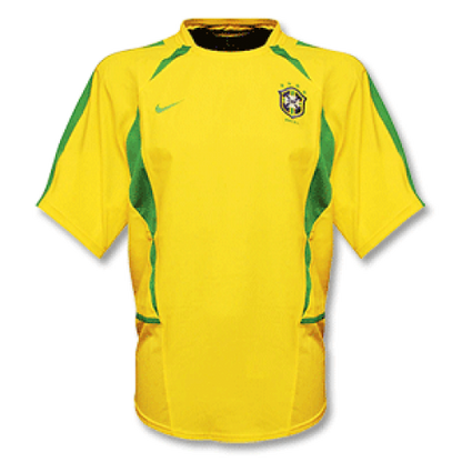 R.CARLOS #6 Retro Brazil Home Jersey World Cup 2002