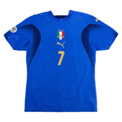 Del Piero #7 Retro Italy Home Jersey World Cup 2006