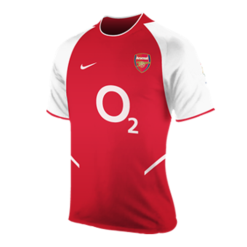 Bergkamp #10 Retro Arsenal Home Jersey 2002/04