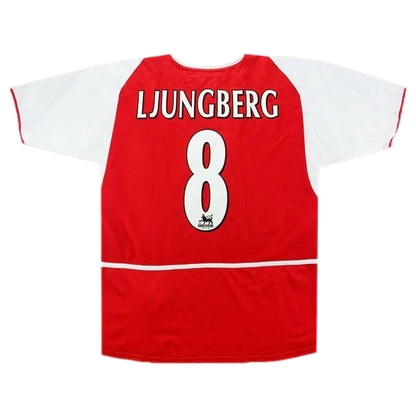 LJUNGBERG #8 Retro Arsenal Home Jersey 2002/04