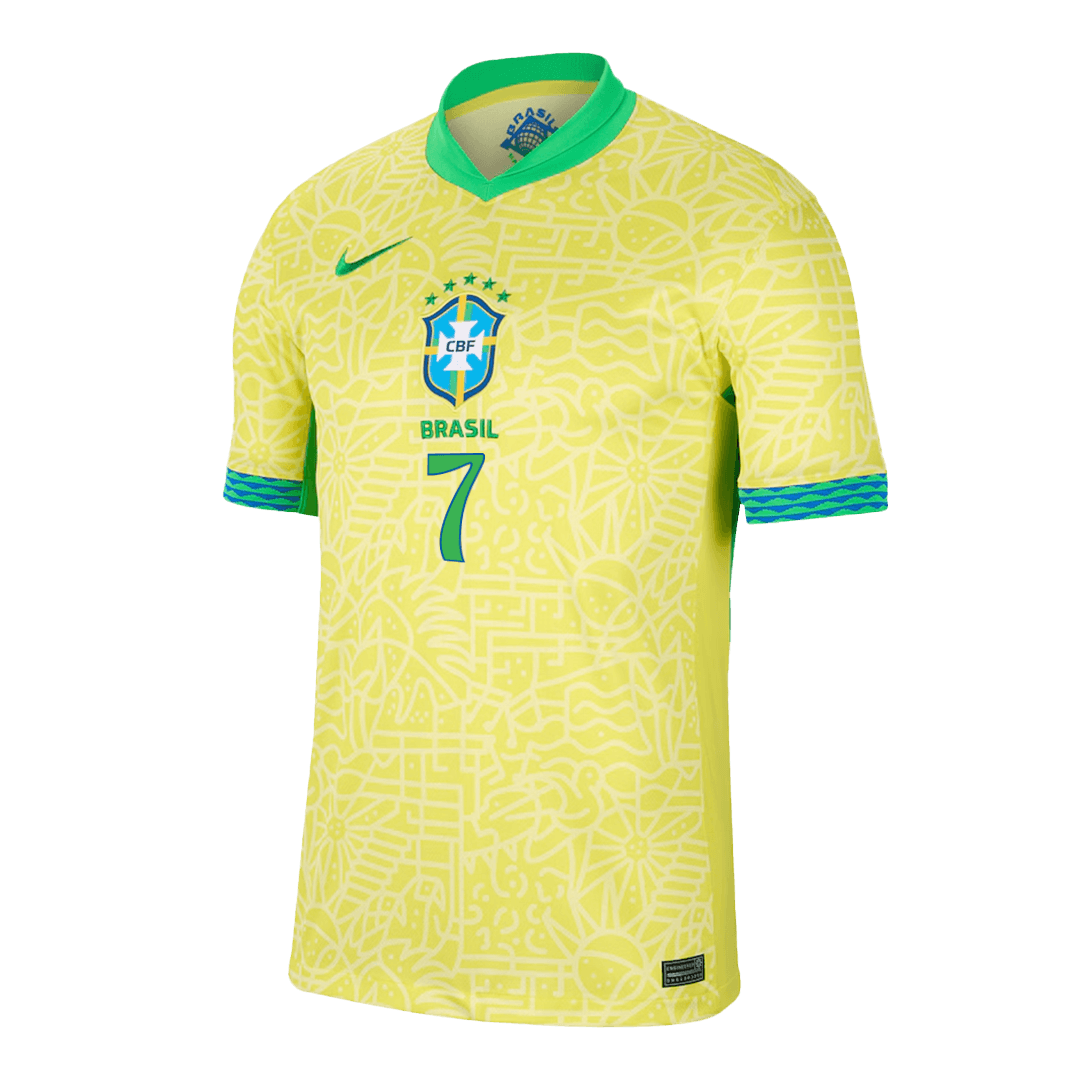 [Super Replica] VINI JR. #7 Brazil Home Jersey Copa America