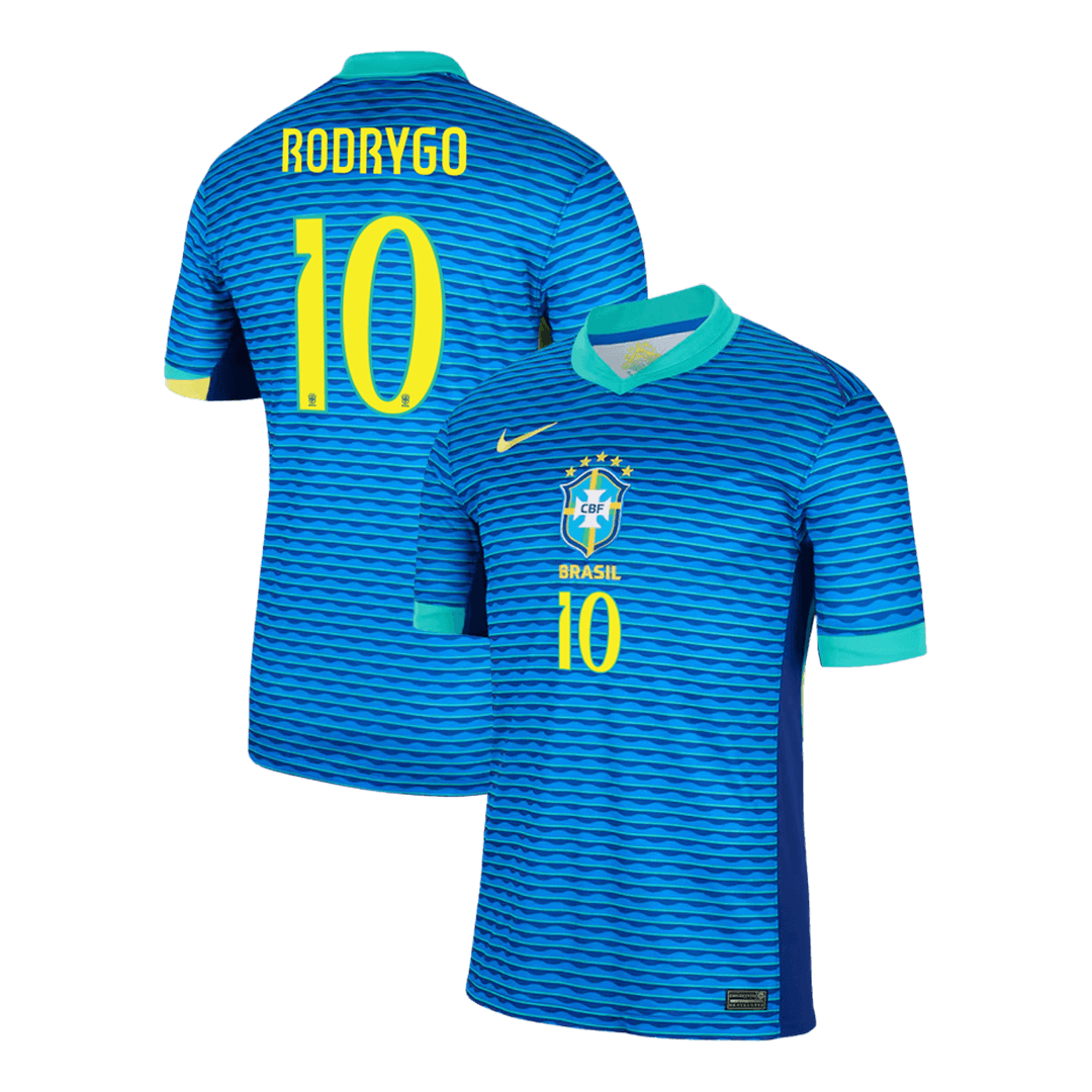 RODRYGO #10 Brazil Away Jersey Copa America