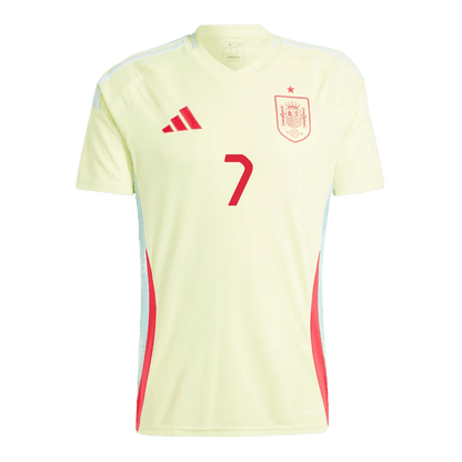 MORATA #7 Spain Away Jersey Euro