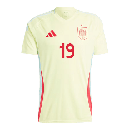 LAMINE YAMAL #19 Spain Away Jersey Euro