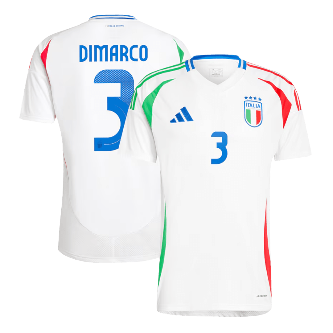 [Super Replica] DIMARCO #3 Italy Away Jersey Euro
