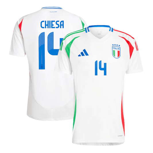 [Super Replica] CHIESA #14 Italy Away Jersey Euro