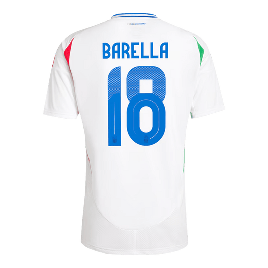 [Super Replica] BARELLA #18 Italy Away Jersey Euro