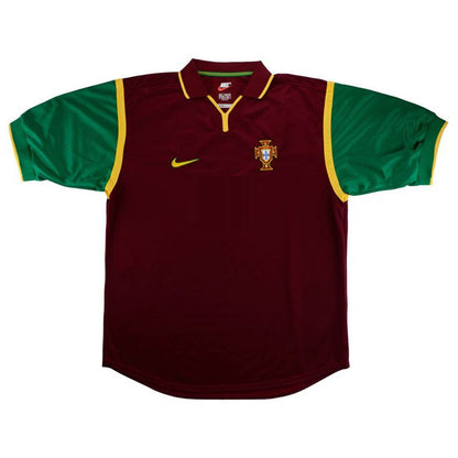 FIGO #7 Retro Portugal Home Jersey 1999