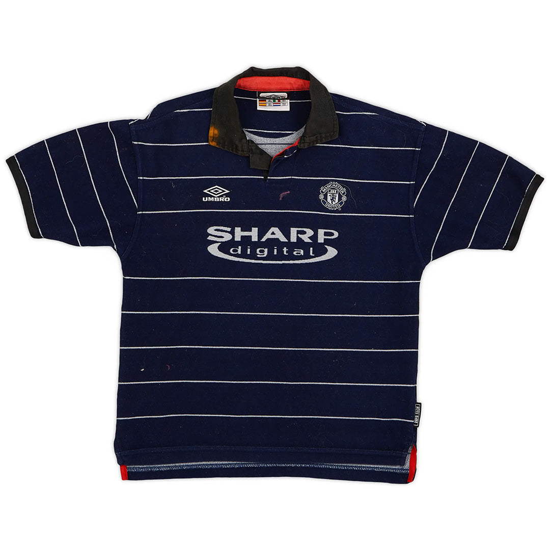 Solskjaer #20 Retro Manchester United Away Jersey 1999/00