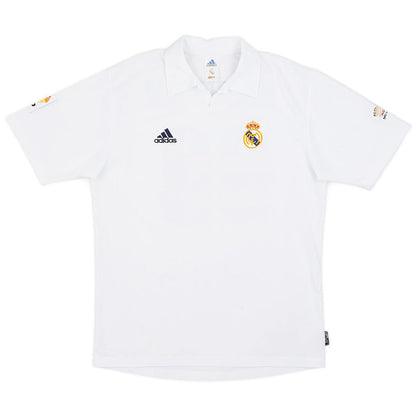 Zidane #5 Retro Real Madrid Centenary Home Jersey 2002/03