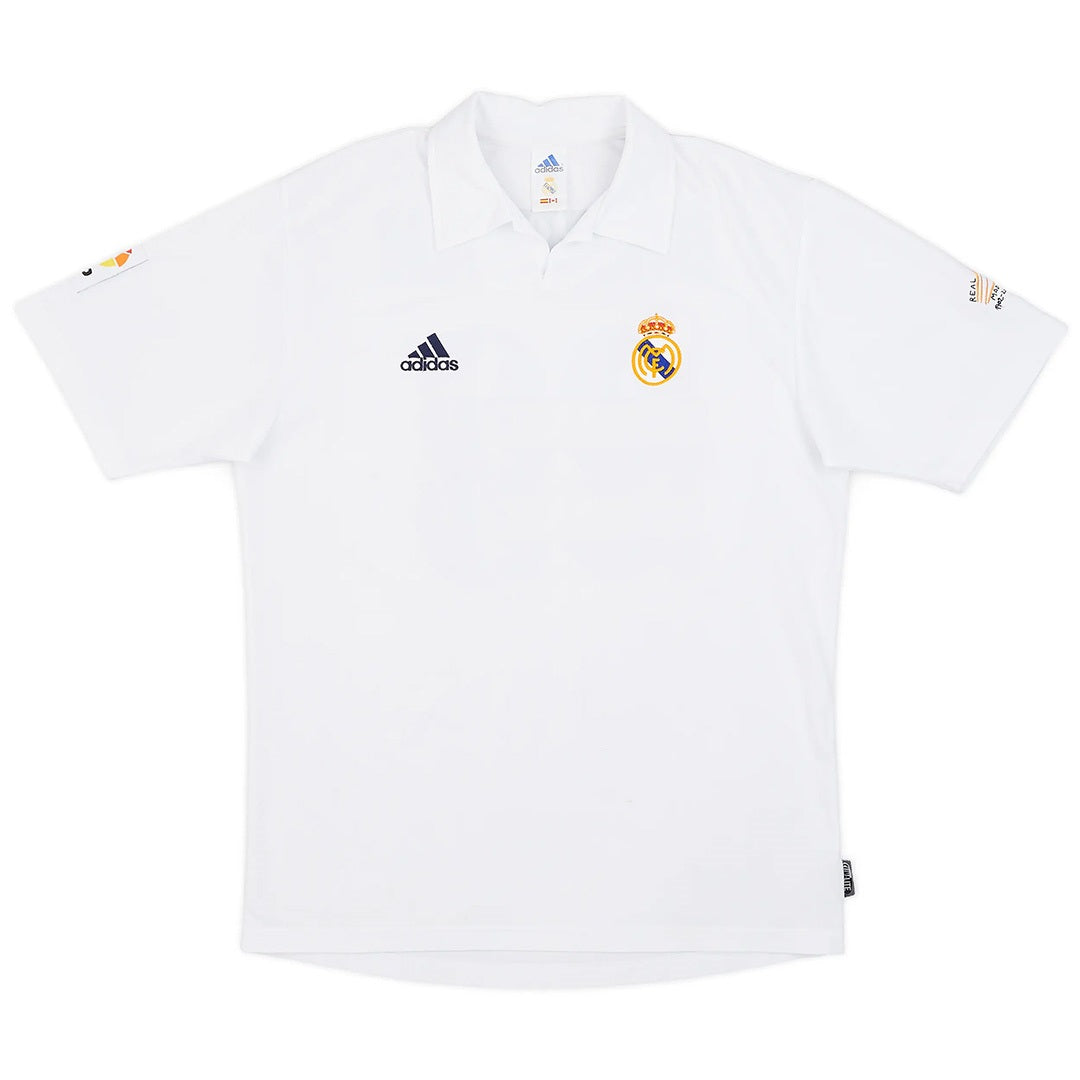 R.CARLOS #3 Retro Real Madrid Centenary Home Jersey 2002/03