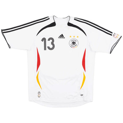 BALLACK #13 Retro Germany Home Jersey World Cup 2006