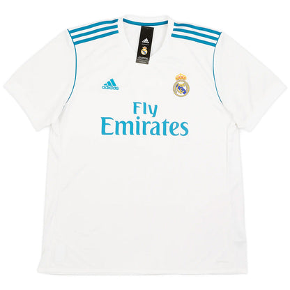 Ronaldo #7 Retro Real Madrid Home Jersey 2017/18