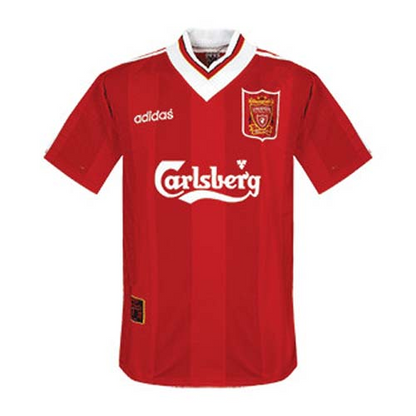 COLLYMORE #8 Retro Liverpool Home Jersey 1995/96