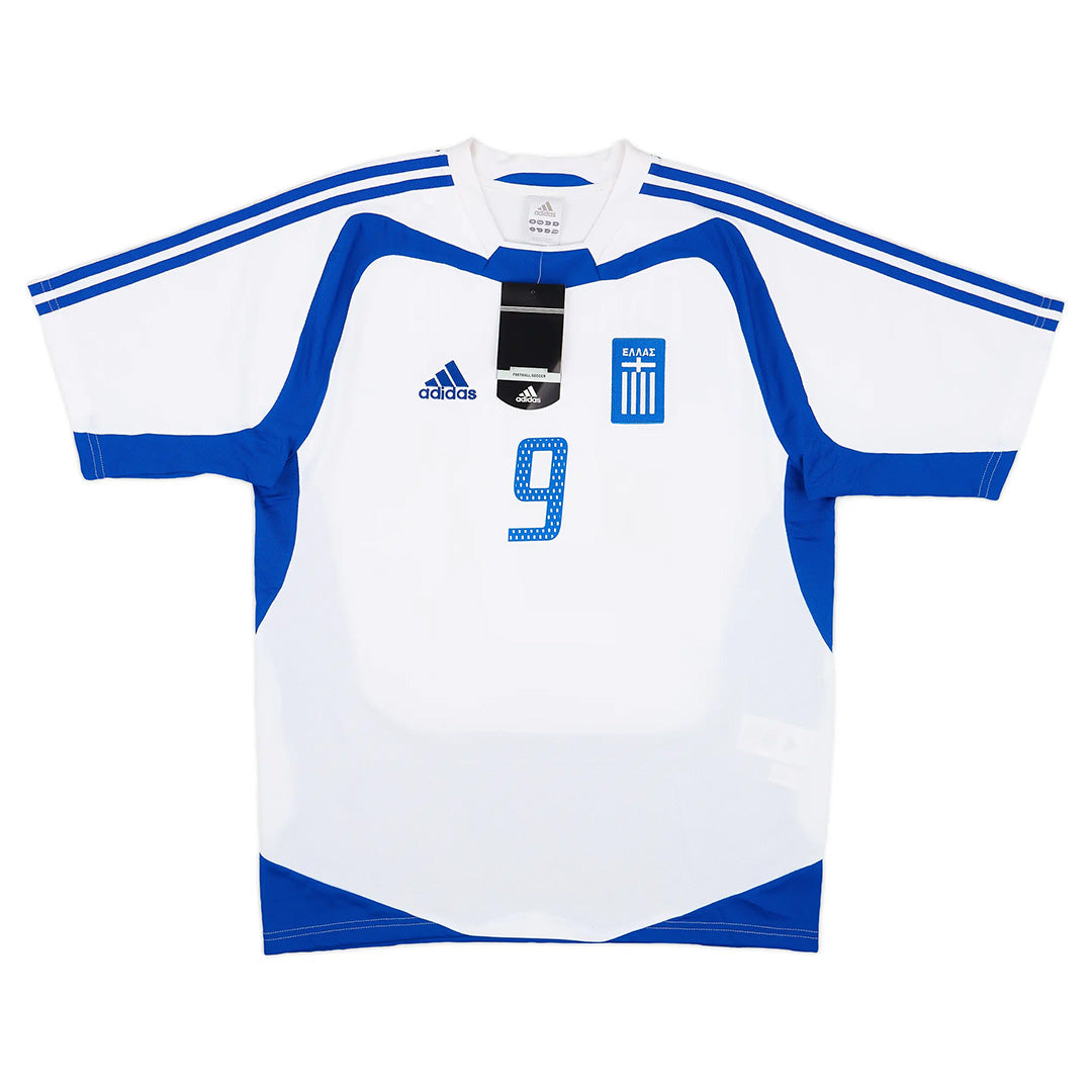 CHARISTEAS #9 Retro Greece Away Jersey Euro Cup 2004