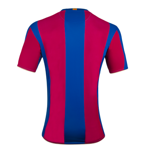 Ronaldinho #10 Retro Barcelona Home Jersey 50-Years Anniversary 2007/08