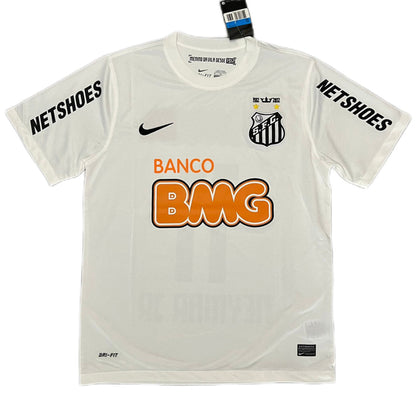 Neymar Jr #11 Retro Santos FC Home Jersey 2011/12