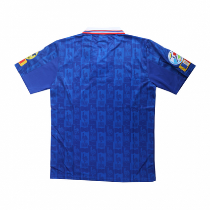 Zidane #10 Retro France Home Jersey Euro Cup 1996