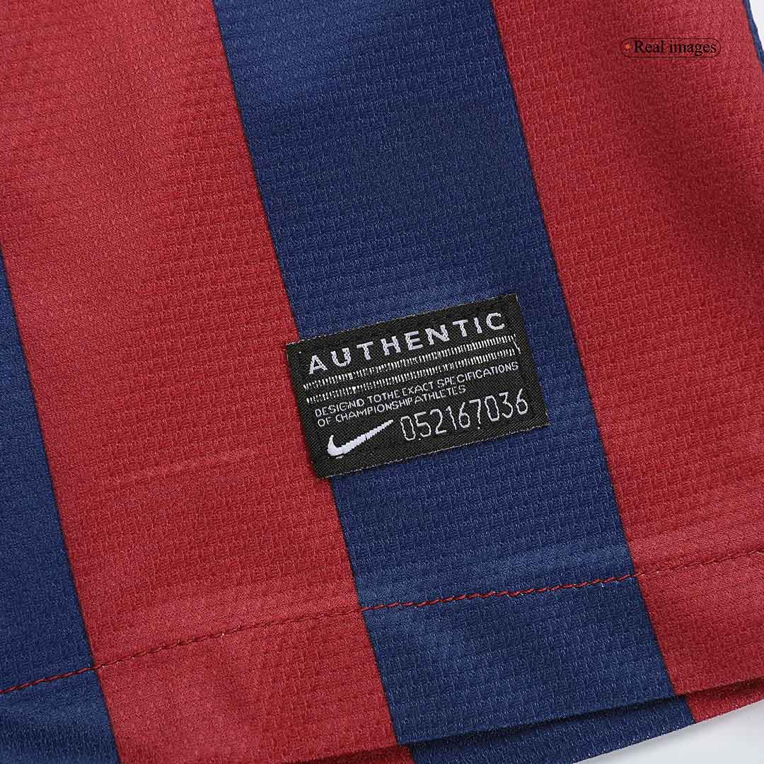 Messi #10 Retro Barcelona Home Jersey 2013/14