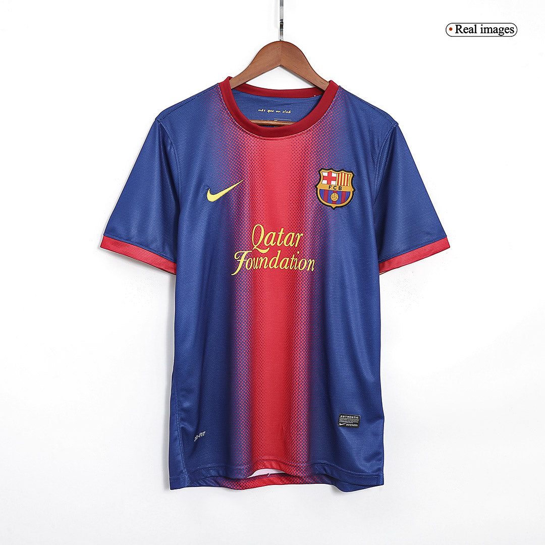 Messi #10 Retro Barcelona Home Jersey 2012/13