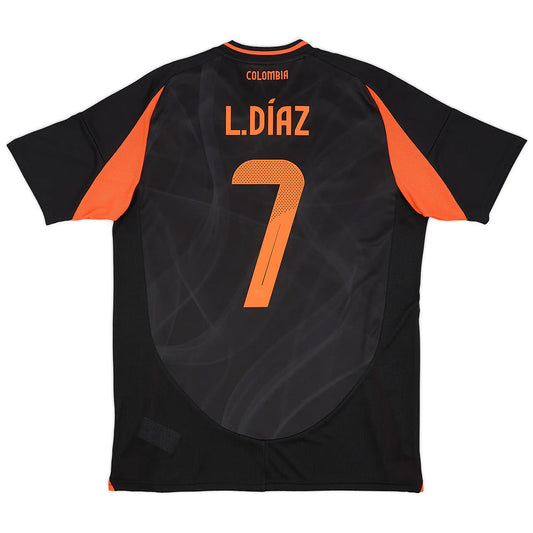 L.DÍAZ #7 Colombia Away Jersey Copa America