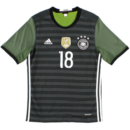 Kroos #18 Retro Germany Away Jersey 2016