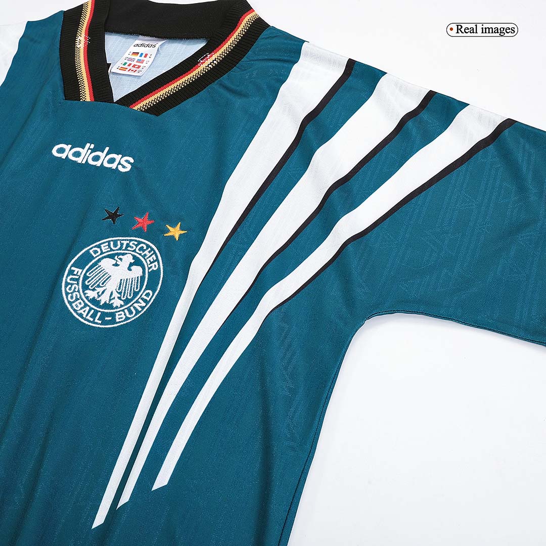 KLINSMANN #18 Retro Germany Away Jersey Euro Cup 1996