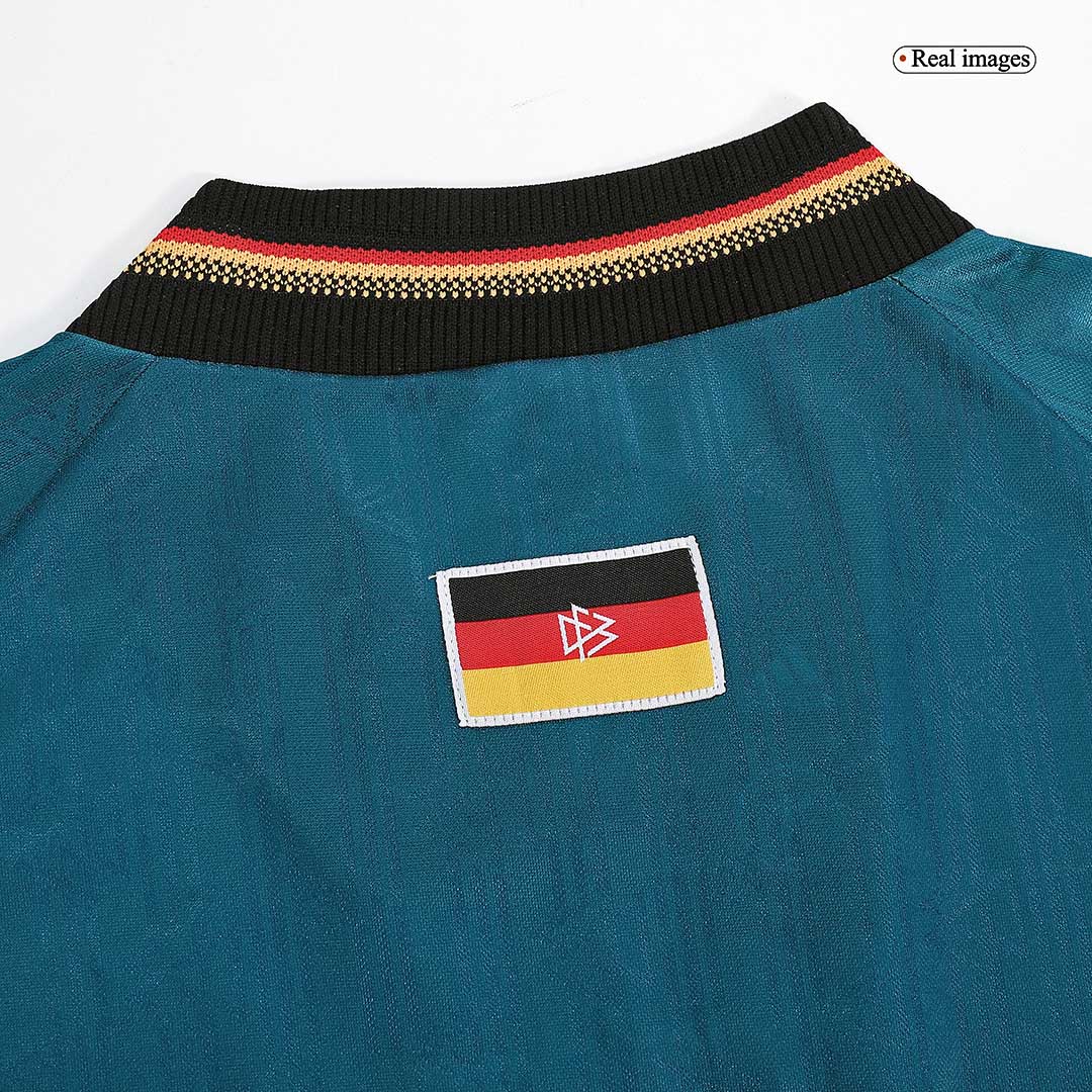 Möller #7 Retro Germany Away Jersey Euro Cup 1996
