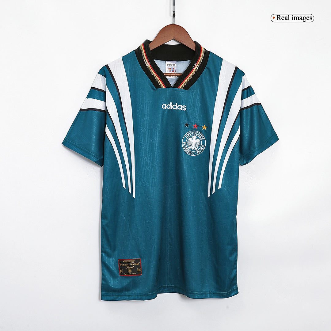 Möller #7 Retro Germany Away Jersey Euro Cup 1996