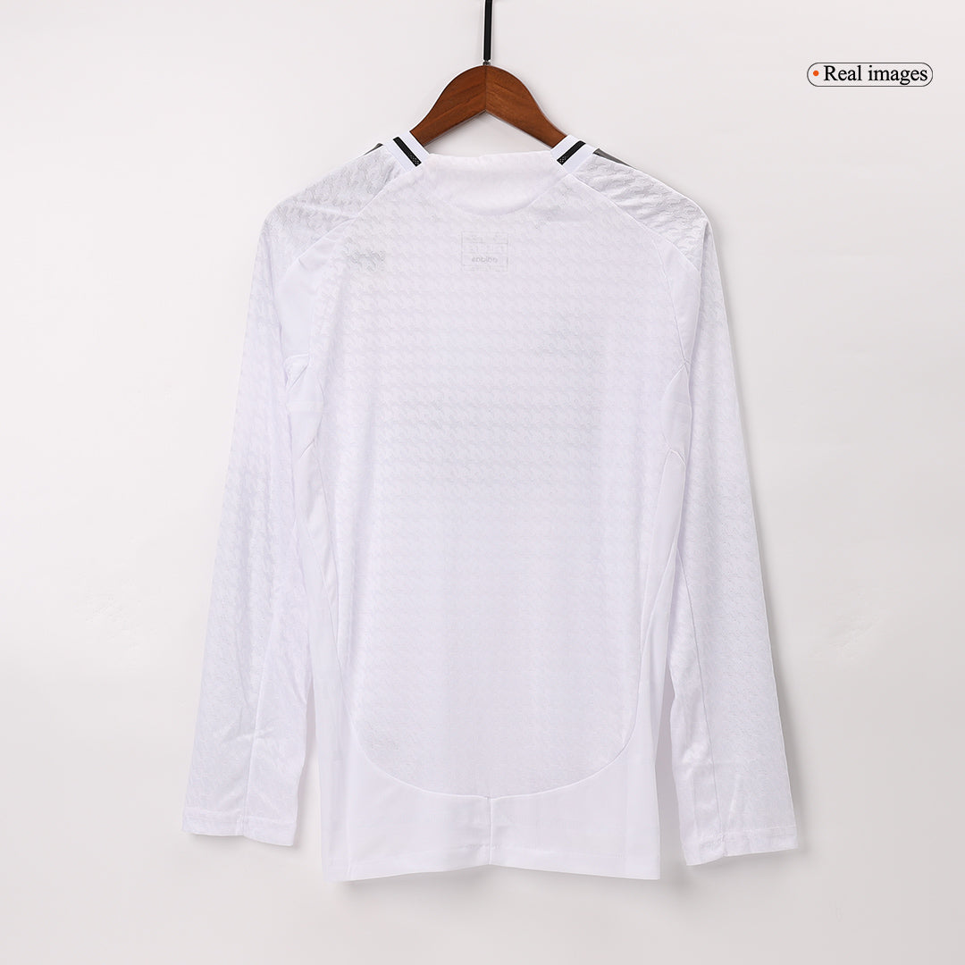 Real Madrid Home Long Sleeve Jersey Player Version