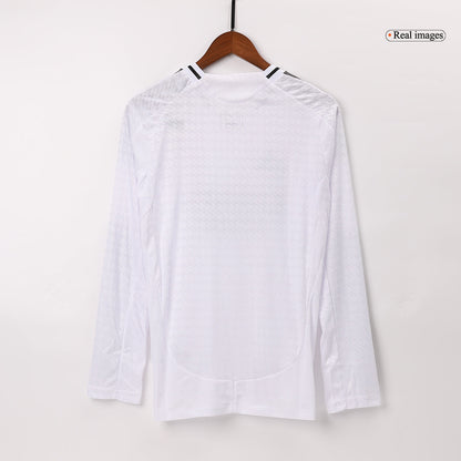 Real Madrid Home Long Sleeve Jersey Player Version