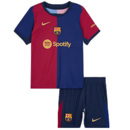 Kids Barcelona Home Jersey Kit